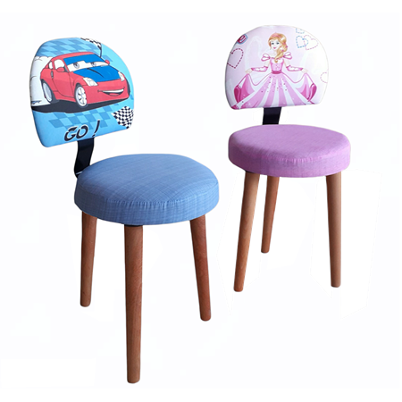 Çocuk odası Mavi Araba Desenli Oturma Koltuğu Ders Çalışma oyun Faliyet Sandalyesi Ahşap Gürgen aya
