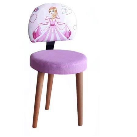 Prenses sindirella desenli Çocuk Ders Çalışma oyun Faliyet Sandalyesi Ahşap Gürgen ayaklı koltuk