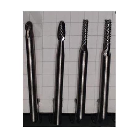Cnc Freze Için Kesici Karbür Uç Seti Yoğun Çelik Ahşap Metal Alüminyum Pleksi Carbide Tungsten 4 Lü