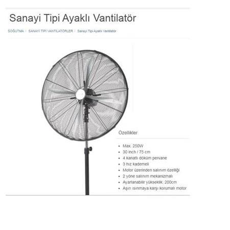 Sanayi Tipi Vantilatör Battal boy Metal Ayaklı Pervane 75cm Açık hava cafe restoran hava vantilatörü