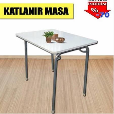 Depolife 60x80 Bahçe Masası Balkon Masası Mutfak Masası Katlanır Piknik Masası Ders Çalışma Masası