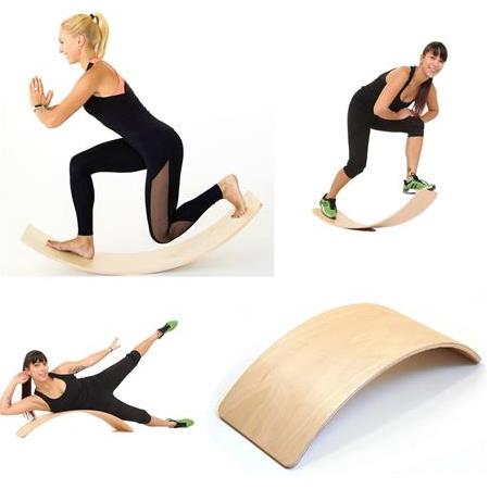 Egzersiz Yoga Spor Platformu Balance Board 90x30cm Spor Denge Tahtası Kontraplak