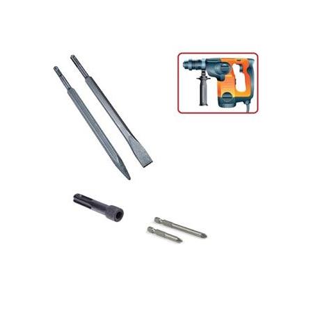 Beton Kırma Delme Raspalama Için Sds Plus Hilti Uç Seti Bits Adaptörlü Keski Murc Uç Takımı