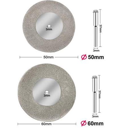 Cam Fayans Granit Mermer Porselen Kesmek için elmaslı Disk Seti Bileme Aşındırma 4 lü