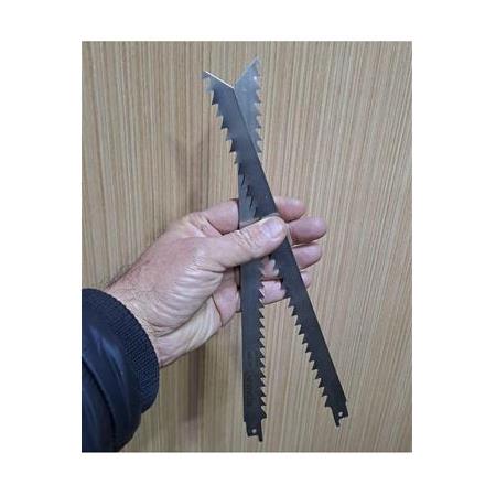 Tilki Kuyruğu Testeresi Kemik Ahşap Buz Odun Kesme Ucu Paslanmaz Çelik 300mm (30cm)