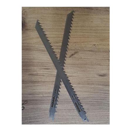 Tilki Kuyruğu Testeresi Kemik Ahşap Buz Odun Kesme Ucu Paslanmaz Çelik 300mm (30cm)