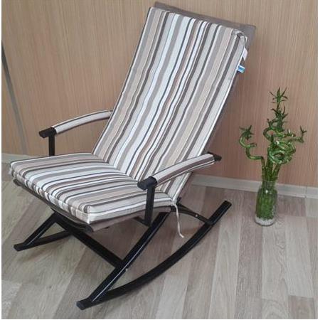 Depolife Sallanır Koltuk Sandalye Çizgili Minderli
