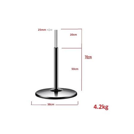 Vantilatör Ayağı Teleskopik Borulu Simit Ayak Fan Pervane Ayak 38cm Çap 70cm Uzunluk