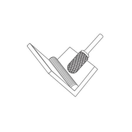 C tipi Yuvarlak Başlı Silindir elmas   Karbür Freze Ucu 3.0 Mm (dremel Uyumlu)