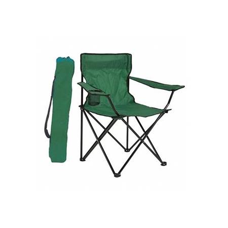 2 Adet Yeşil Katlanır Kamp Sandalyesi Ve Katlanır Kamp Masası 47 Cm Yeşil